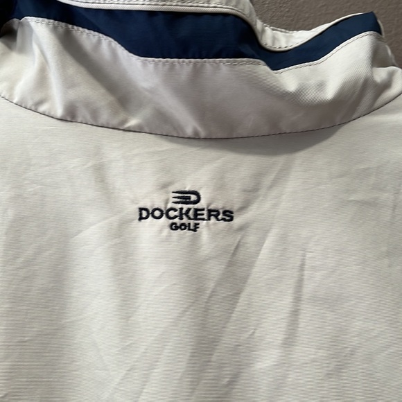 Dockers Golf Zip Pullover Windbreaker Jacket Large - Picture 10 of 12